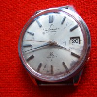 Рядък мъжки часовник Seikomatic Slimdate Automatic 30 Jewels, снимка 3 - Антикварни и старинни предмети - 38075957