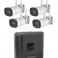 Wi-Fi комплект за видеонаблюдение Dahua NVR1104HS + 4 камери IPC-G22 Imou, снимка 1 - Комплекти за видеонаблюдение - 32737557