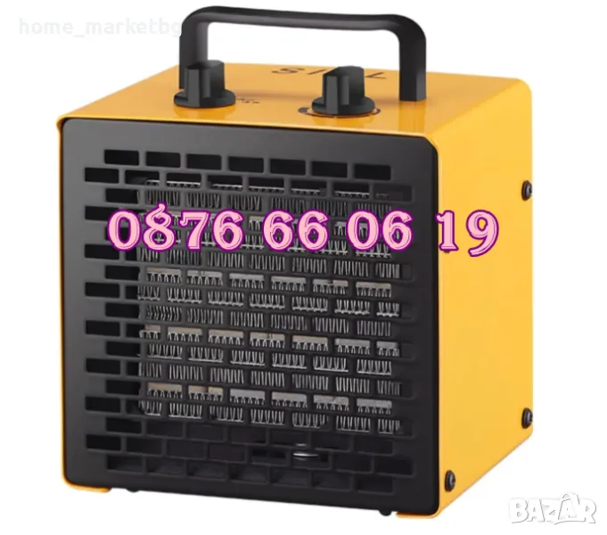 Електрически калорифер 3kW, три степени на регулиране, снимка 1