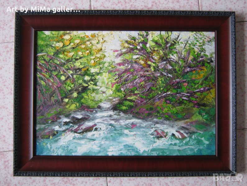 Вода - Мима / Art by MiMa kartina painting oil картина, снимка 1