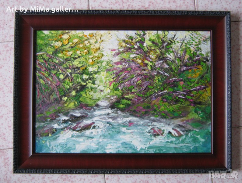 Вода - Мима / Art by MiMa kartina painting oil, картина  - маслени бои / платно, снимка 1