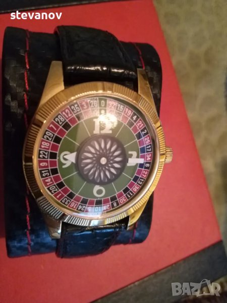 часовник казино ролетка оргинален произвотство 69г ретро, снимка 1