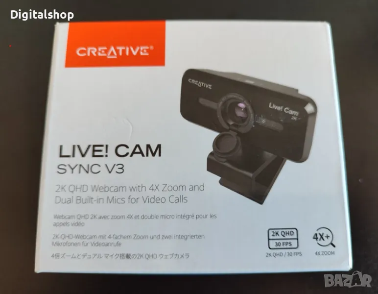 Creative LIVE! CAM SYNC V3 Web камера, 2K QHD, снимка 1