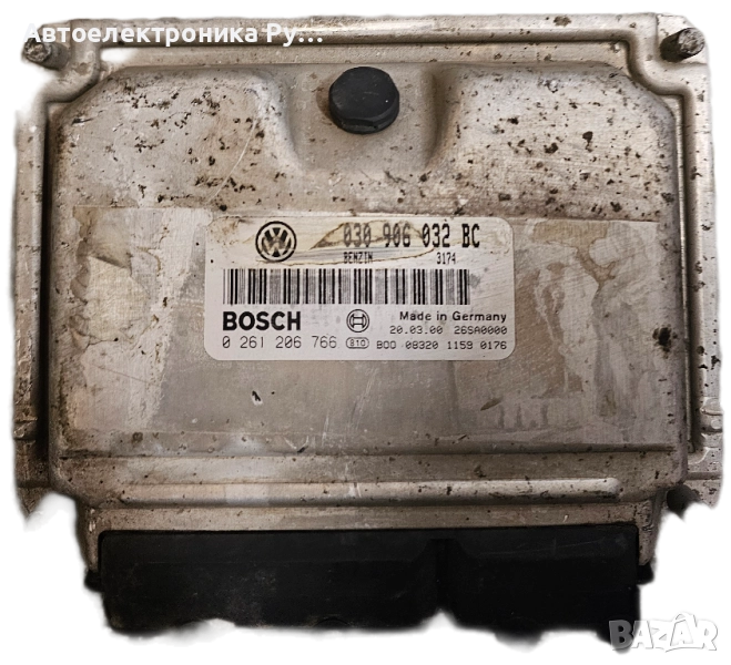 компютър VW VOLKSWAGEN POLO 1.0 ,030906032BC, 030 906 032 BC, BOSCH ,0261206766, , снимка 1