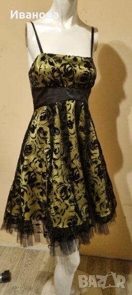 Дамска елегантна рокля уникат, снимка 1