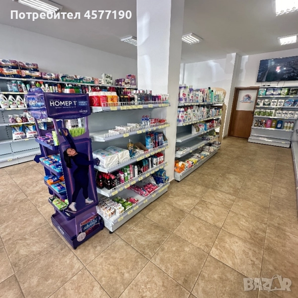 Продавам магазинно оборудване – стелажи, кошове, каса, снимка 1