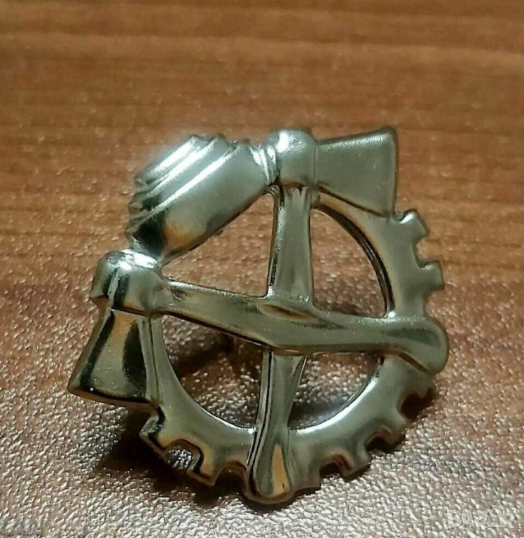 вензел сребърен инженер Българска армия, снимка 1