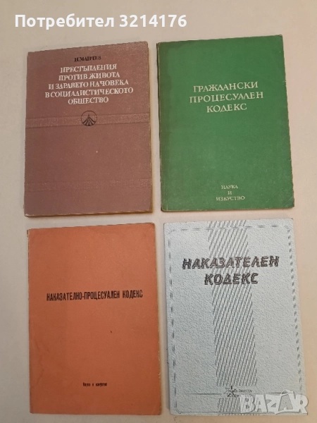 Граждански процесуален кодекс – Сборник (1975) , снимка 1