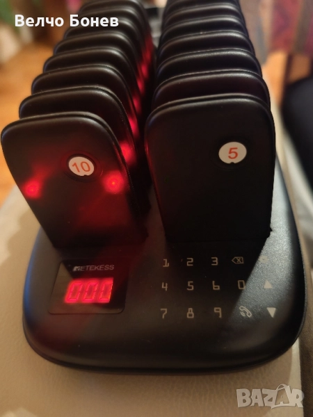 Пейджър система за ресторанти, заведения бързо хранене/самообслужване, снимка 1