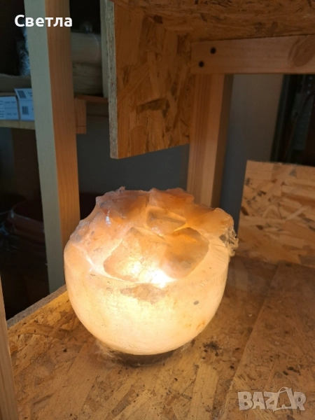 Лампа от хималайска сол, снимка 1