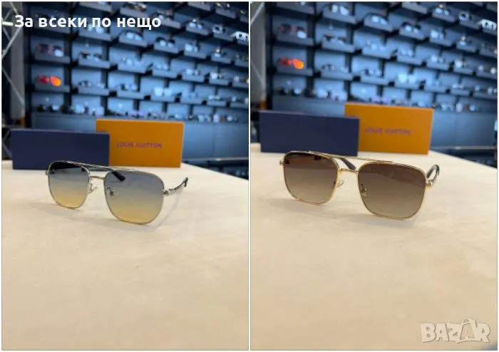 Louis Vuitton Слънчеви Очила С UV400 Защита С ПОДАРЪК🎁Калъф Луис Витон - Различни Цветове Код D2185, снимка 1