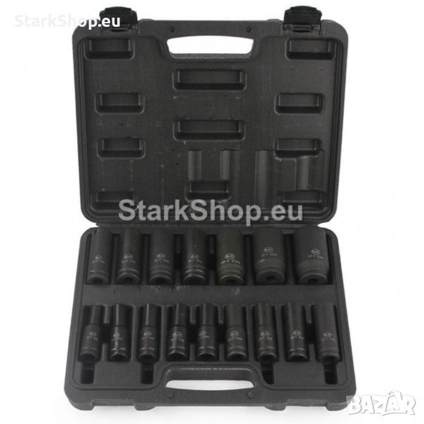 Вложки ударни, удължени, 1/2, 8-32мм, 14 части Mar-Pol, снимка 1