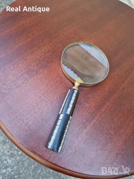 Страхотна антикварна английска лупа , снимка 1