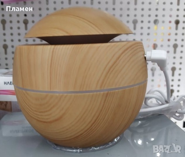 Ел. Освежител и овлажнител за въздух дифузер за ароматерапия и уелнес с етерични масла 120 мл., снимка 1