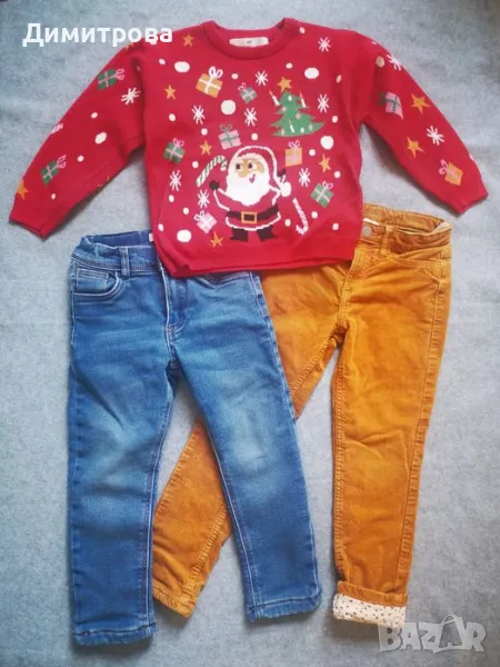 H&M коледен сет 2-4 г. , снимка 1