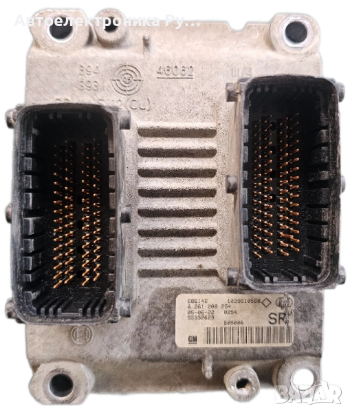 Компютър НА ДВИГАТЕЛЯ OPEL AGILA 1.2 Z12XEP BOSCH 0 261 208 254, 0261208254, GM 55 352 623, снимка 1