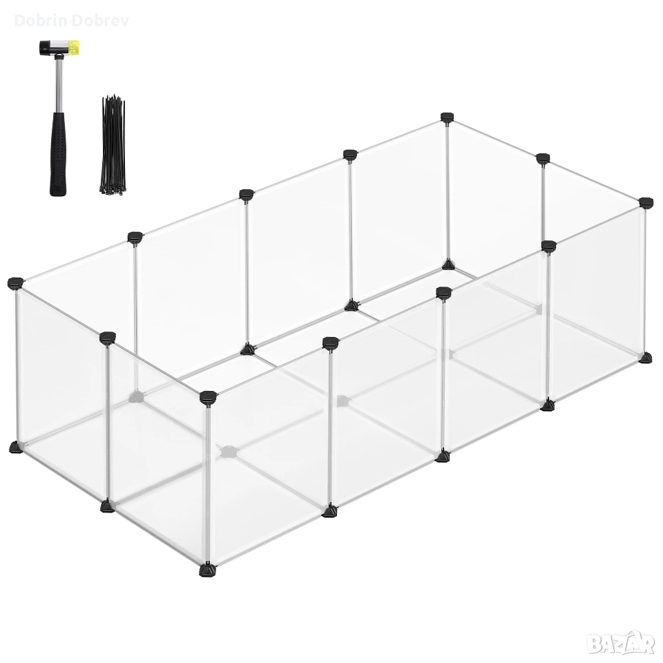 Прозрачна модулна клетка за домашни животни SONGMICS , снимка 1