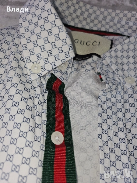 Мъжка риза Gucci размер М , снимка 1