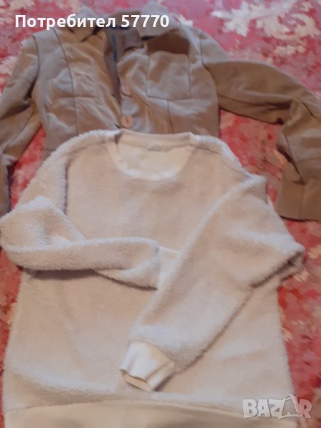 Блуза и велурено яке, снимка 1