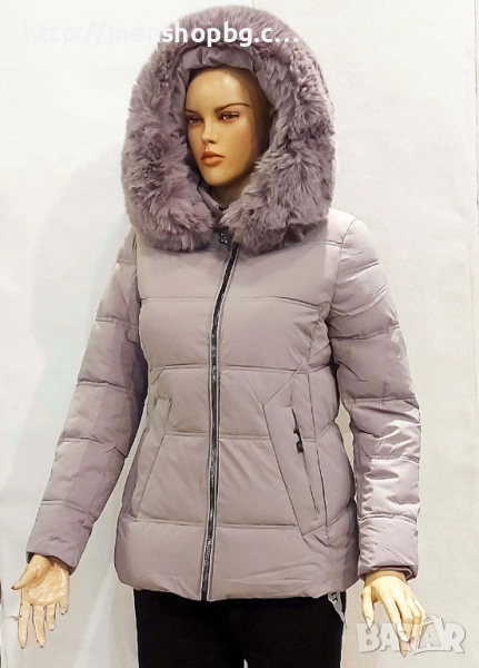 Дамско яке код 129 - бледо лилаво, снимка 1