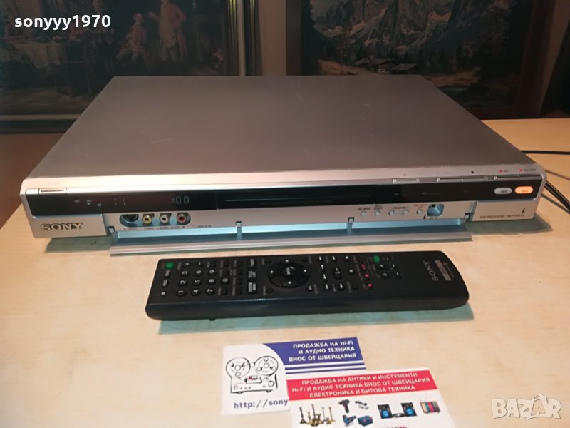 sony rdr-hx720 dvd recorder-hdd/dvd-160gb+remote, снимка 1