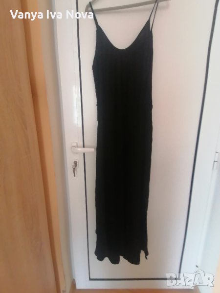 H&M дълга черна рокля, снимка 1