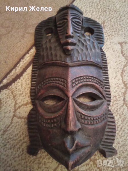 Маска дървена стара 27358, снимка 1
