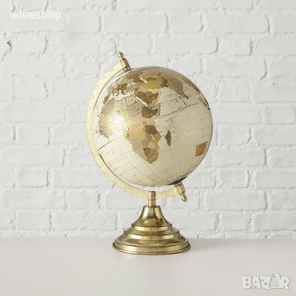 Златист декоративен глобус, снимка 1
