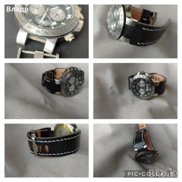 изработване на кожени каишки по поръчка Invicta,police,dizel, Seiko, citizen, Tissot , снимка 1