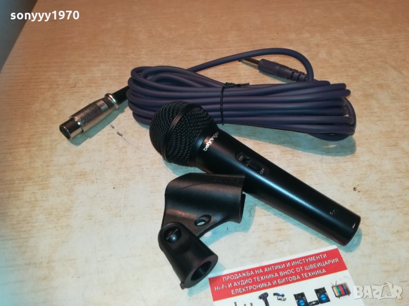 behringer profi mic с кабел и държач 2203211921, снимка 1