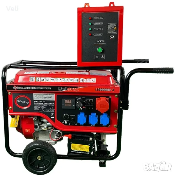 Трифазен генератор 9.0kw с автоматика, снимка 1