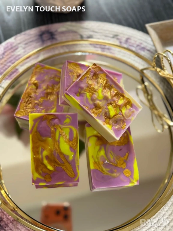 Ръчно изработен сапун „Лилав зюмбюл, снимка 1