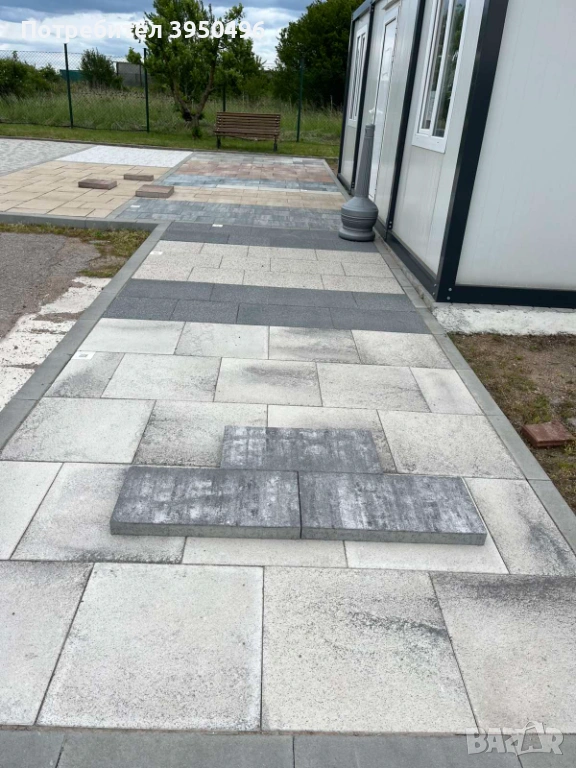 Плочи ASTI COLORI 60x30x5см, Semmelrock, цвят: графитено-бял меланж, снимка 1