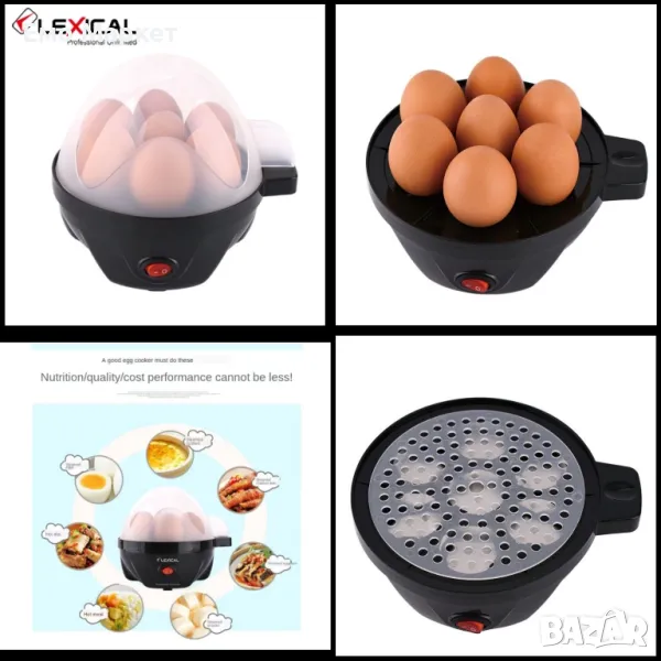 Яйцеварка Lexical LEB-1301 - Гаранция: 24 месеца , снимка 1