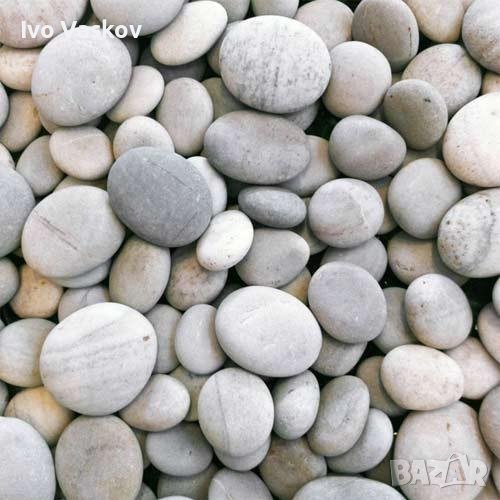 плоски камъни с различни размери, снимка 1