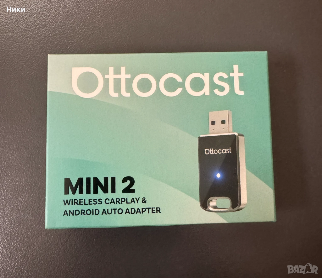 CarPlay/Android Auto adapter 2025г. OTTOCAST MINI 2, снимка 1