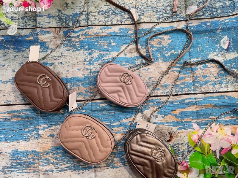 Малки дамски чанти с дълга дръжка носете на кръста паласка, снимка 1