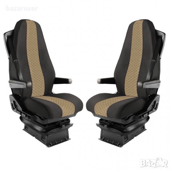 Кожена Тапицерия Volvo SS /черно с бежово, снимка 1