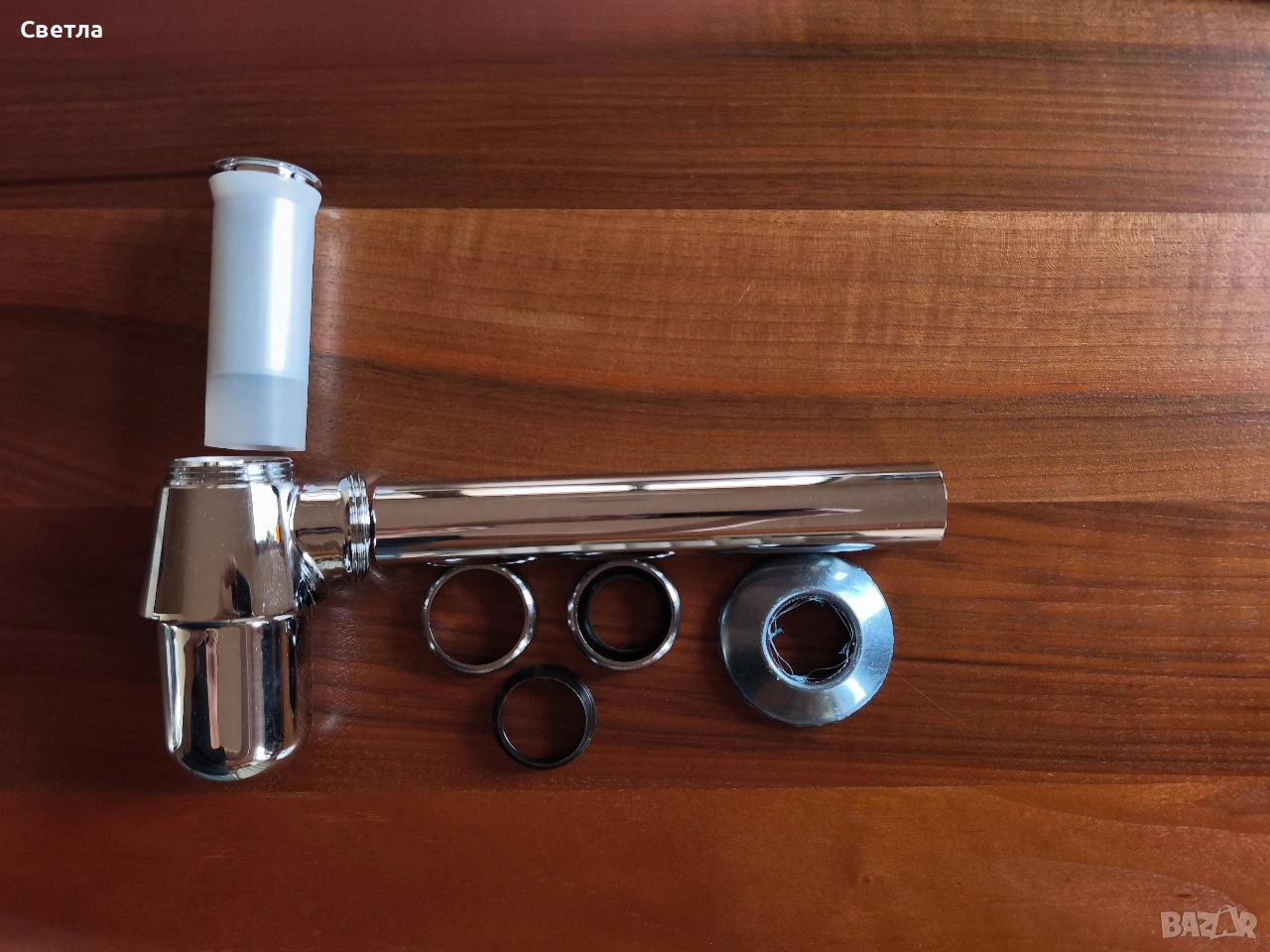 Сифон за мивка за баня на фирма Виега -Германия, снимка 1