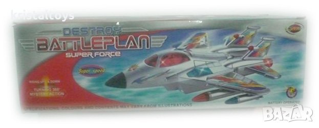 Самолет Изтребител със звук и светлина, снимка 1