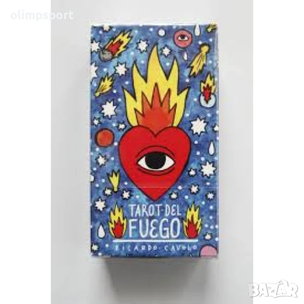 Карти Таро Fournier Tarot del Fuego  Ricardo Cavolo , снимка 1