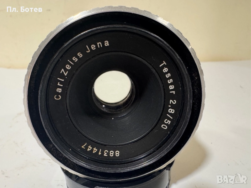 Обектив Carl Zeiss Jena Tessar 2.8/50, снимка 1