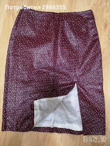 Дамска кожена пола, снимка 1