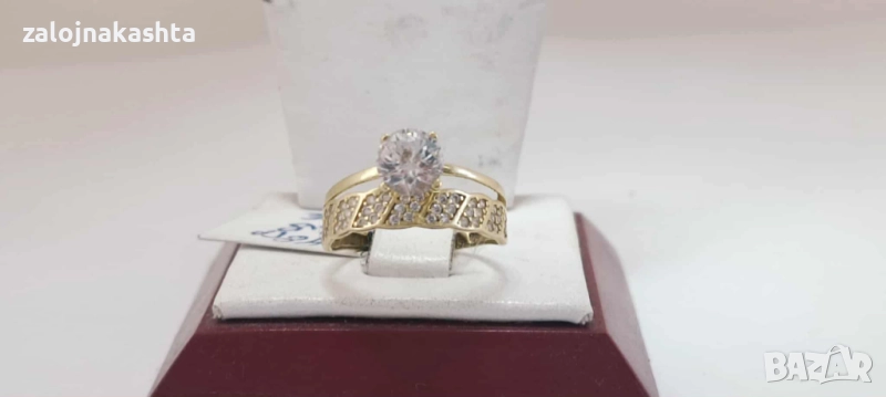 Златен пръстен -2,48гр/14кр, снимка 1