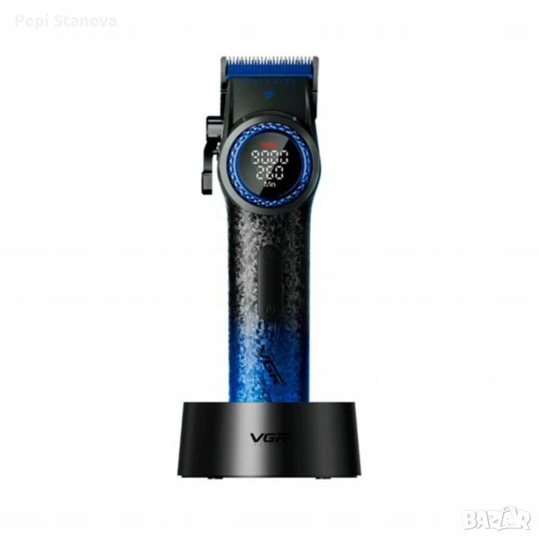 Професионална машинка за подстригване VGR PRO V-001 Blue Edition 3109, снимка 1