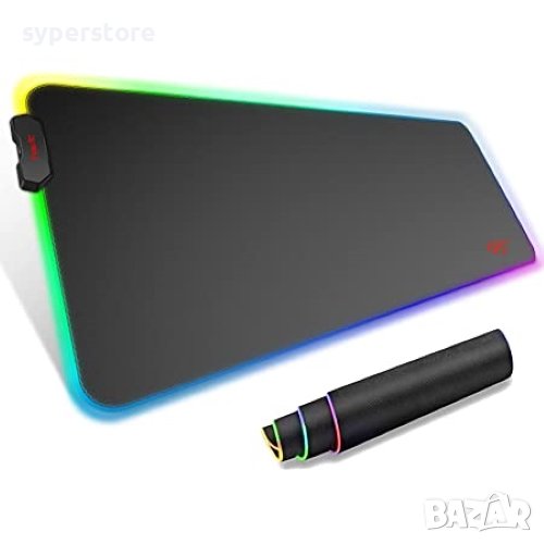 Подложка за мишка Геймърска Cougar Neon X 800x300x4мм RGB Подсветка Anti-Slip, снимка 1