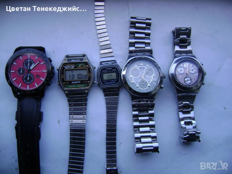 Продавам 3 броя кварцови часовници Casio,Swatch, снимка 1