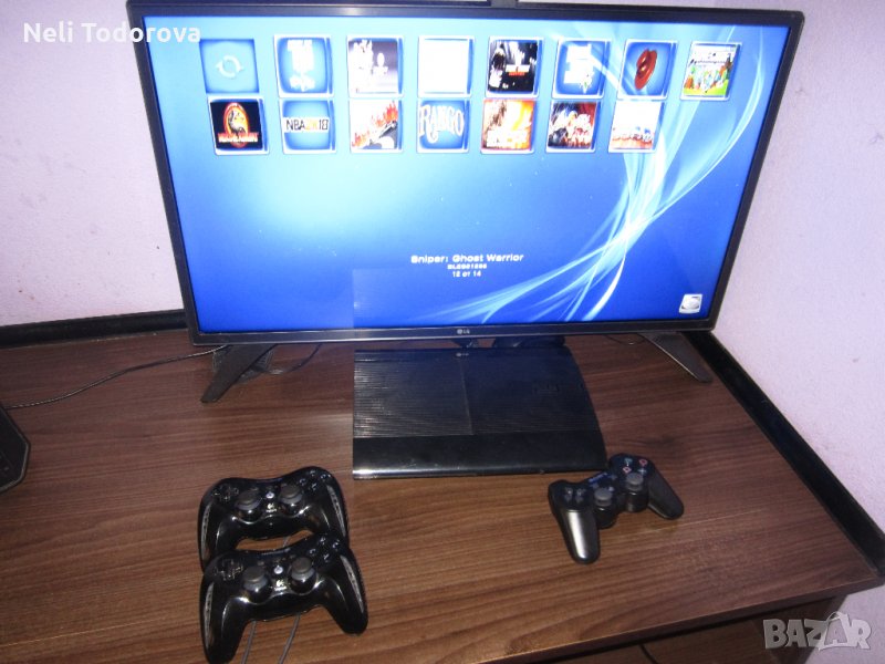 PS3 500G Super Slim с игри, снимка 1