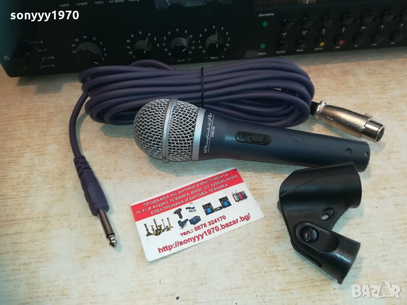 wharfedale profi mic с кабел и държач 2303211657, снимка 1