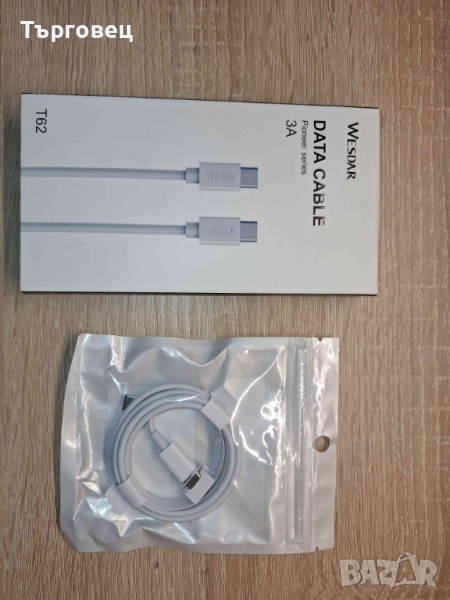 Кабели за бързо зареждане Type C to Type C , data , fast charging ,2броя, снимка 1